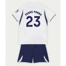 Tottenham Hotspur Pedro Porro #23 Hemmaställ Barn 2026-27 Korta ärmar (+ Korta byxor)